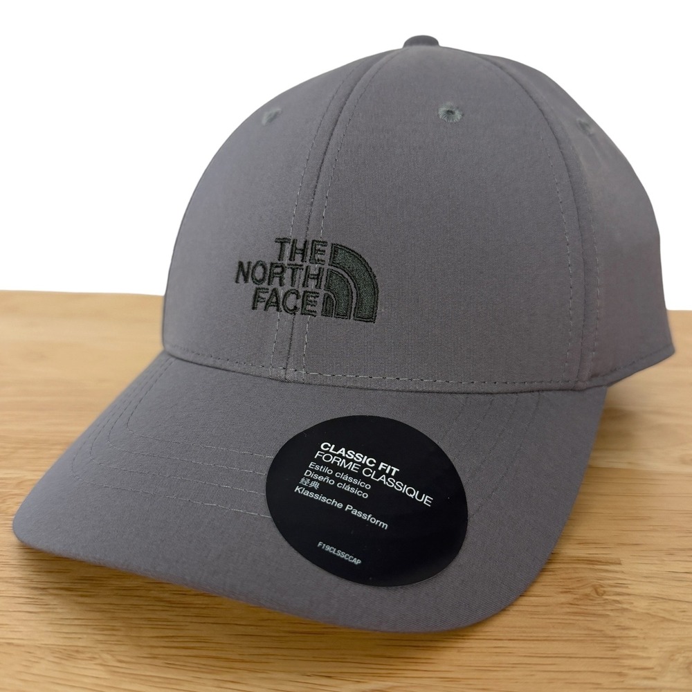 NEW The North Face 66 FlashDry Hat Mens OS Smoked Pearl Adjustable Baseball Cap